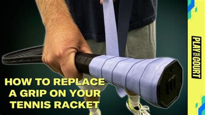 When should I replace my tennis grip?