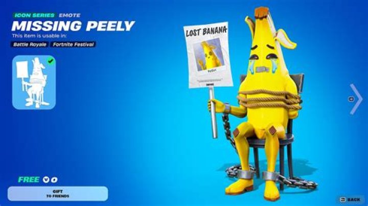 When was peely last seen?