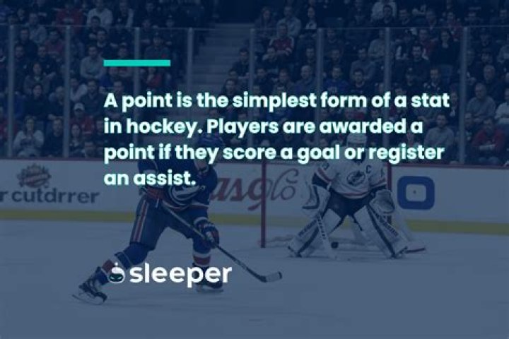 When you score a point in hockey what is it called?