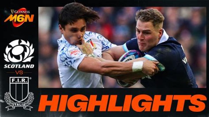 Where can I watch Scotland Italy rugby?