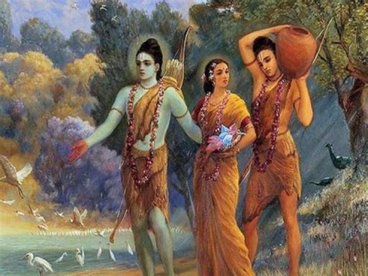 Where did Lord Rama spent 14 years?
