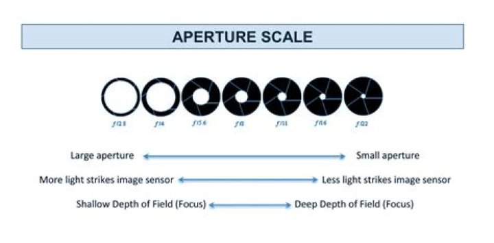 Which aperture allows the most light into your camera?