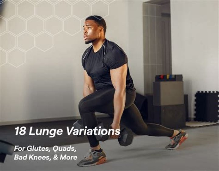 Which lunge is best for glutes?
