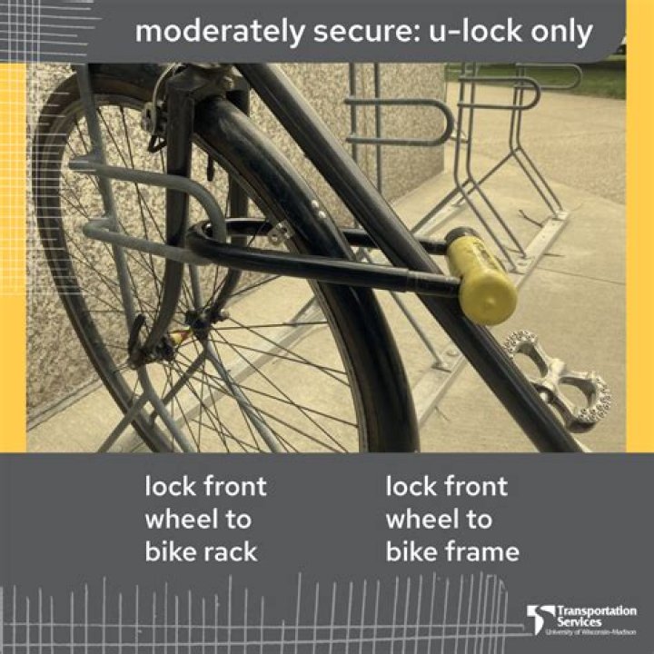 Which wheel Do you lock on a bike?