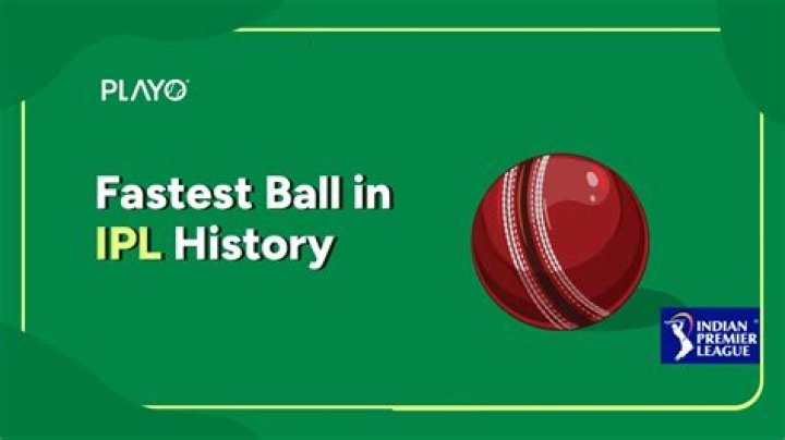 Who bowled the fastest ball in IPL history?
