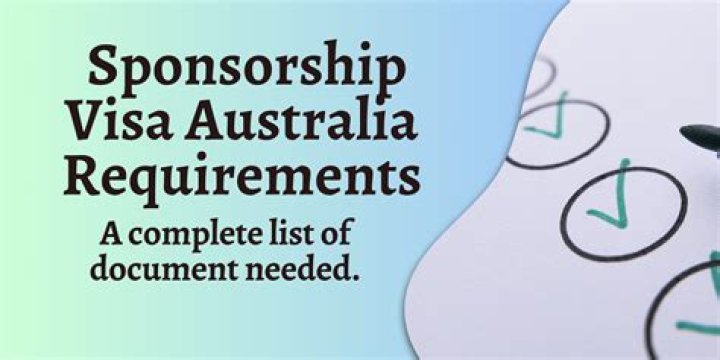 Who can sponsor me for Australian student visa?