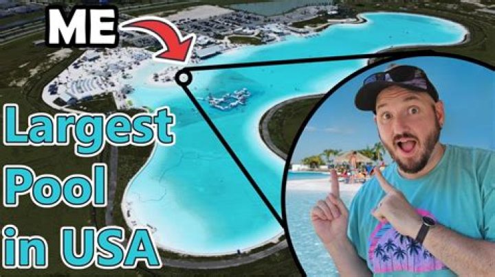 Who has the biggest pool in the US?