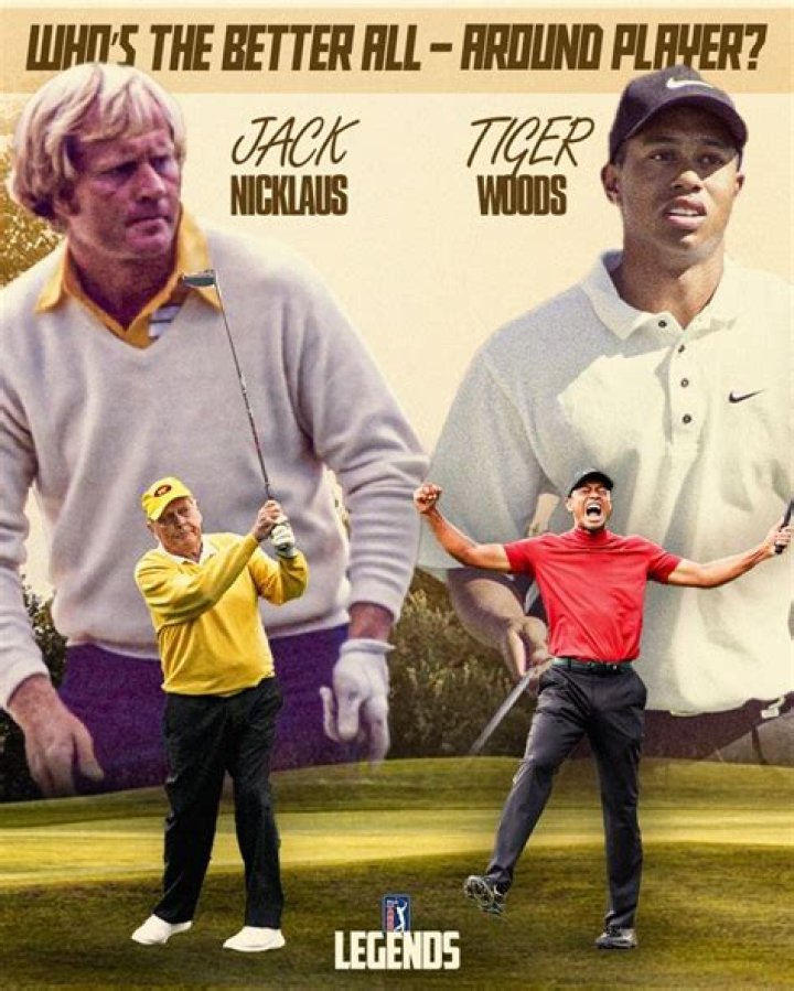 Who is better Nicklaus or Woods?