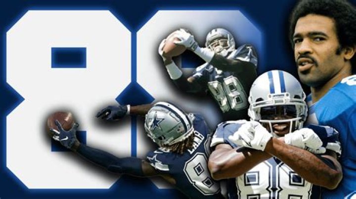 Who wore number 88 in football?