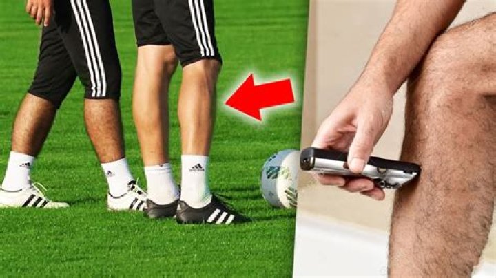Why do football players shave their legs?