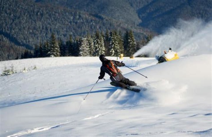 Why do skiers tuck?