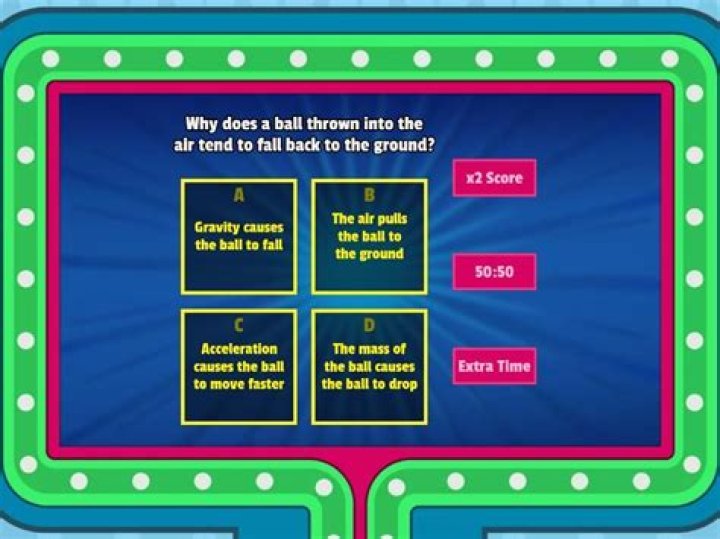Why does a ball thrown into the air tend to fall back to the ground?