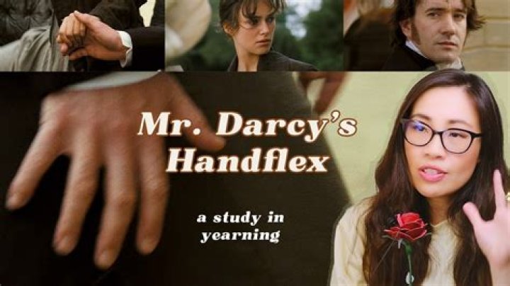 Why does Mr Darcy flex his hand?