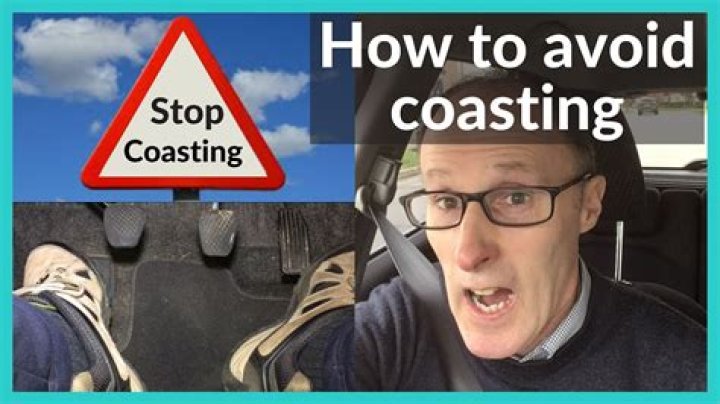 Why is coasting a bad driving technique?