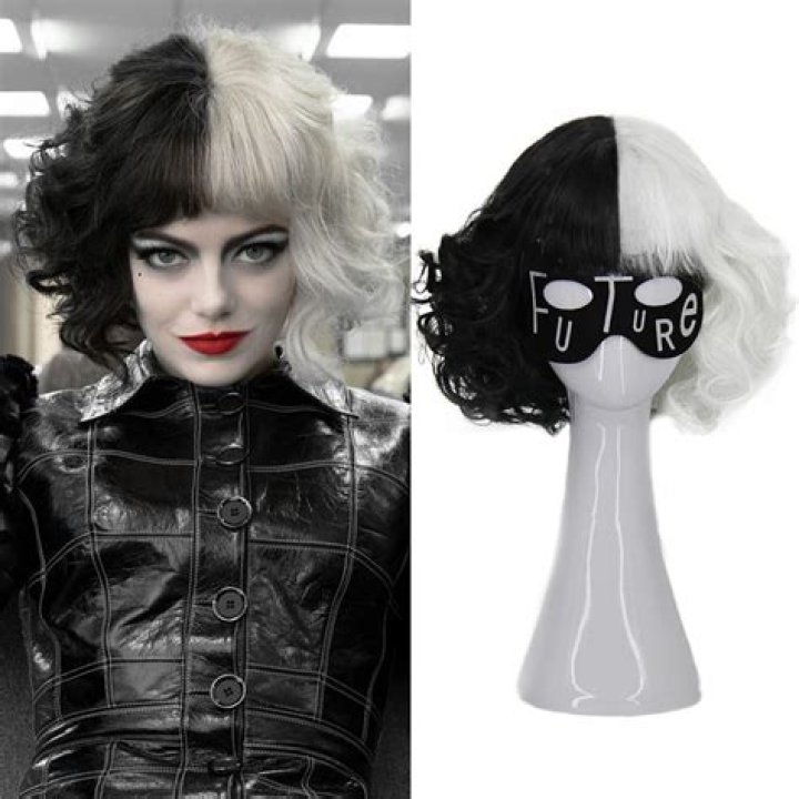 Why is Cruella's hair black and white 2021?