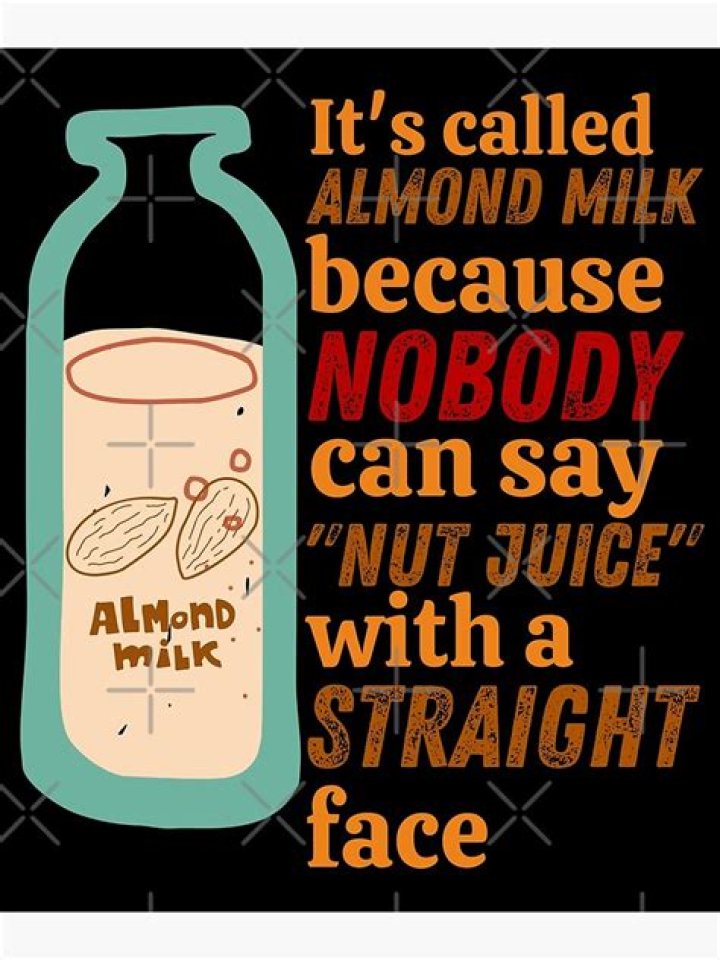 Why shouldnt you drink almond milk?